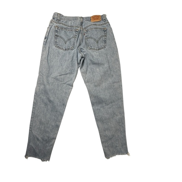 VTG Levis 550 Womens Jeans Relaxed Fit Tapered Leg Sz 10 S High Rise Classic - Picture 5 of 10